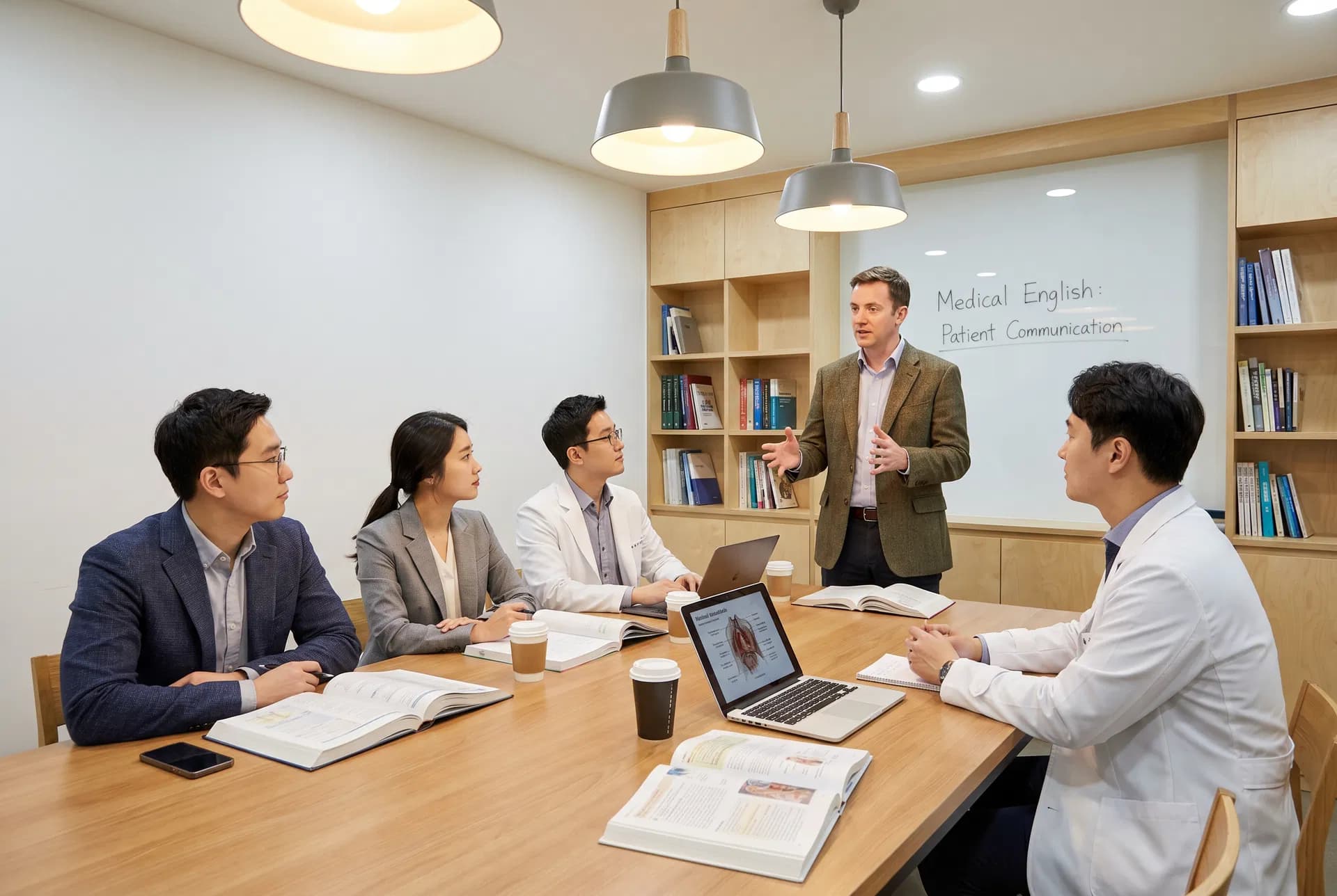 Medical English training session